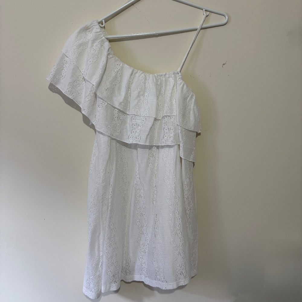 Zara Asymmetrical Dress with Ruffles